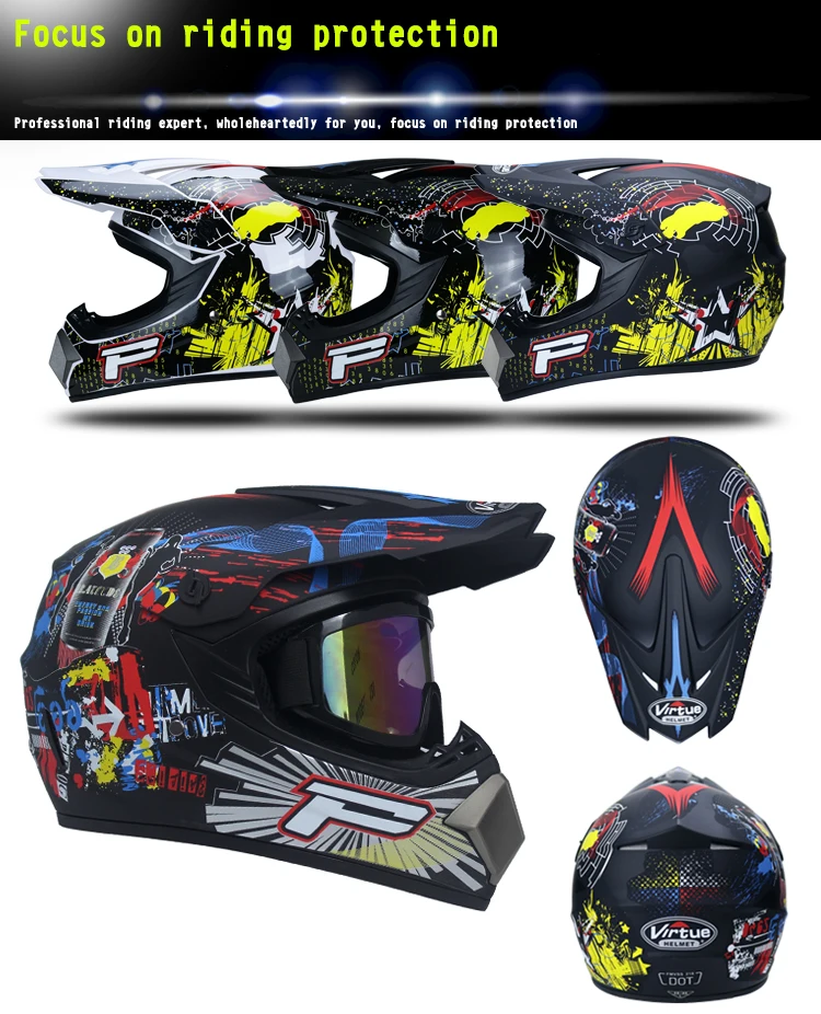 MSUEFKD Лидер продаж мотокросс шлем ATV мотоциклетный шлем Para Moto Casco внедорожные грязи Горные Шлем для езды на мотоцикле, в горошек