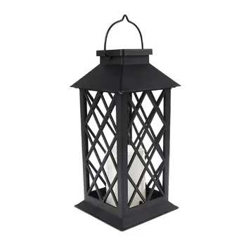 

Outdoor Solar Garden Swing Candle Wind Light Creative Yellow Flash Plastic Palace Light LED Electronic Candle Hanging Light