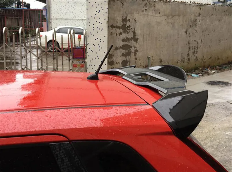 Для нового продукта спойлер Honda Fit ABS Материал заднее крыло автомобиля Honda Jazz праймер цвет задний спойлер задние аксессуары-плавники