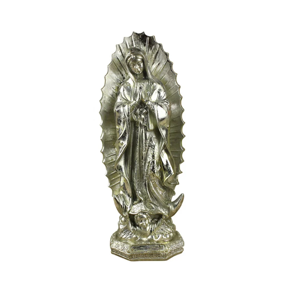 Madonna Blessed Saint Virgin Mary Our Lady of Guadalupe Statue Figure Sculpture For Home Church Decoration Gifts 11.8inch NEW