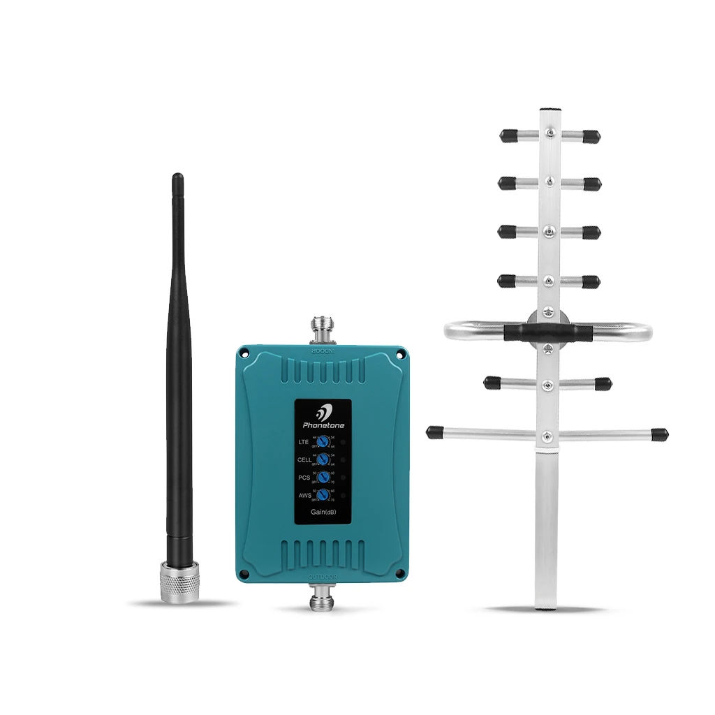 3g, сеть 4G LTE, мобильный телефон усилитель сигнала для США/CA телефона Репитер сигнала мобильного телефона 850/1700/1900/700 МГц AT&T Verizon усилитель для передачи речи и данных