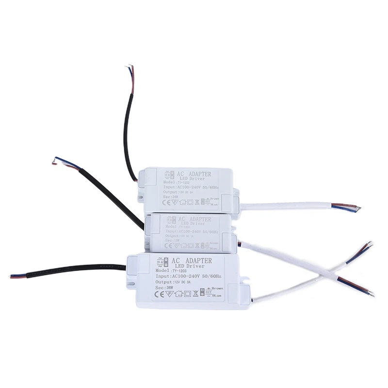 1pc 12V LED Driver Power Supply LED Control Lighting Transformer For Light Strip
