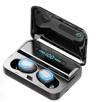 

Newest Wireless Earbuds Noise Cancelling Earphones TWS Sport Waterproof Headphones Deep Bass Sound Cordless Bank Dual Headsets