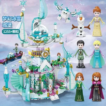 

1255pcs Ice and Snow Princess Building Blocks Bricks Compatible Lepining with Friends Toys for Childen Christmas Gift