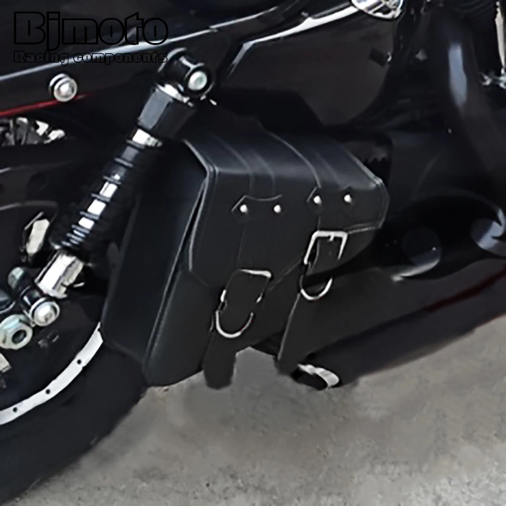Waterproof Leather Motorcycle Saddle Luggage & Tool Travel Bags