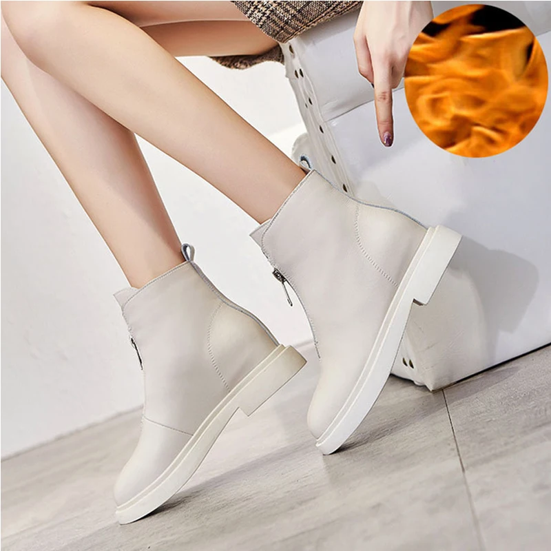 Г., новая модная обувь женские ботильоны простые удобные ботинки на молнии осенне-зимние ботинки на квадратном каблуке, J894