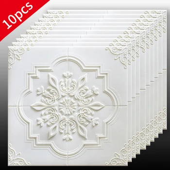 

Luxury Wall Sticker 3D Wall Stickers DIY Decor Foam Waterproof Wall Covering Wallpaper For TV Background Kids Living Room