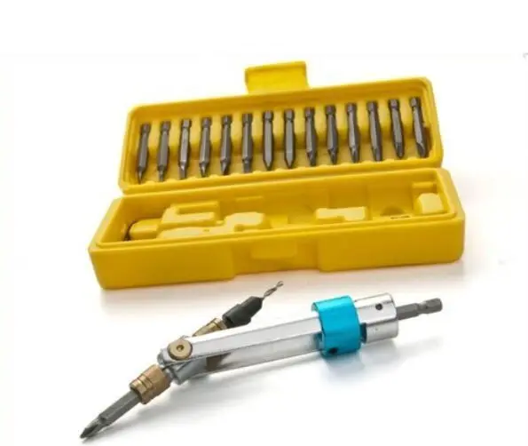 Half Time Drill 20bits High Speed Steel Drill Bit Wind Approved Double-purpose Screwdriver 20 Pieces