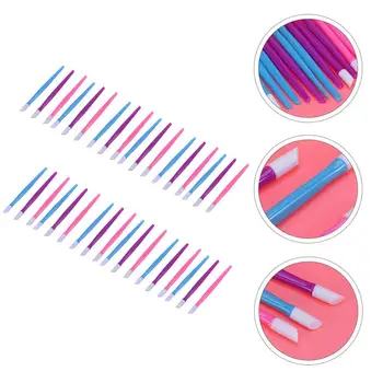 

72pcs Nail Art Cleaning Stick Portable Useful Nail Cleaning Supplies for Private Manicure Nail Salon