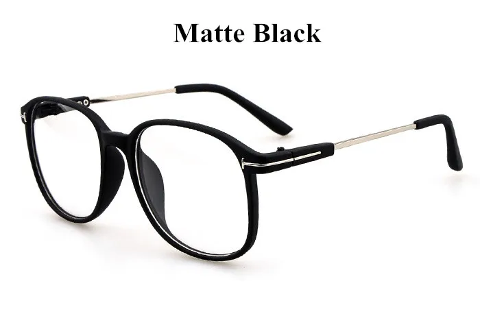 Фирменный дизайн, винтажные большие оправы, очки для женщин и мужчин, компьютерные очки для глаз, оптическая оправа для очков Oculos De Grau - Цвет оправы: matte black
