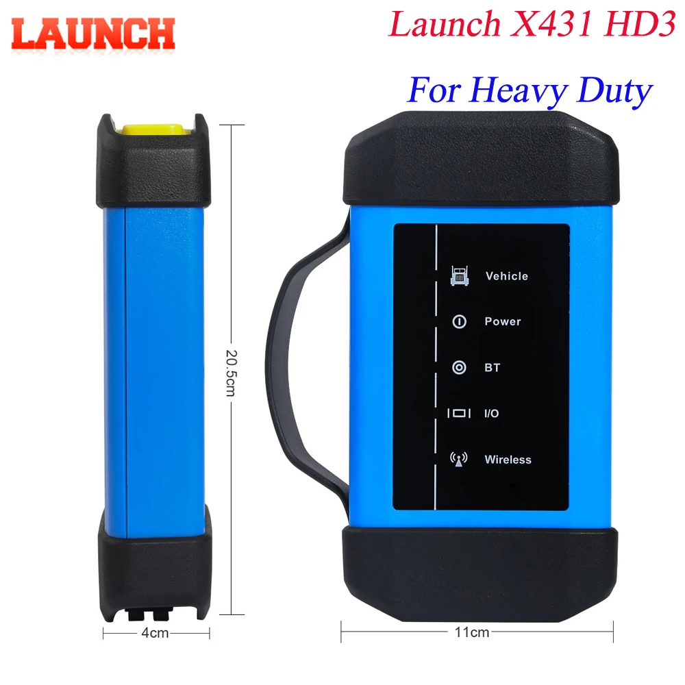 Launch X431 HD3 конечной тяжелых грузовиков диагностический адаптер для Lanuch X431 V+/X431 PRO3/X431 PAD II/X431 PAD III сканеры