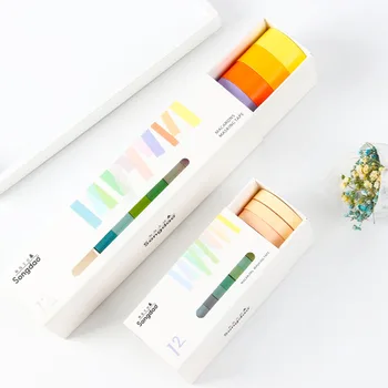 

Washi Tape Solid Color Set Macaroon Basic Solid Color Plain Candy Color Hand Tent Washi Tape
