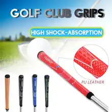 Новая полиуретановая кожаная рукоятка клюшек для гольфа обновленная рукоятка короткой клюшки для гольфа ручка для гольфа противоскользящая Высокая амортизация ручка для гольфа в 5 цветах 1 шт