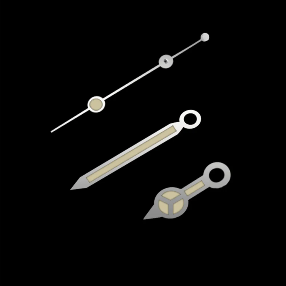 Запасные светящиеся стрелки для часов 3 контакта Miyota 8215 Mingzhu DG2813 3804