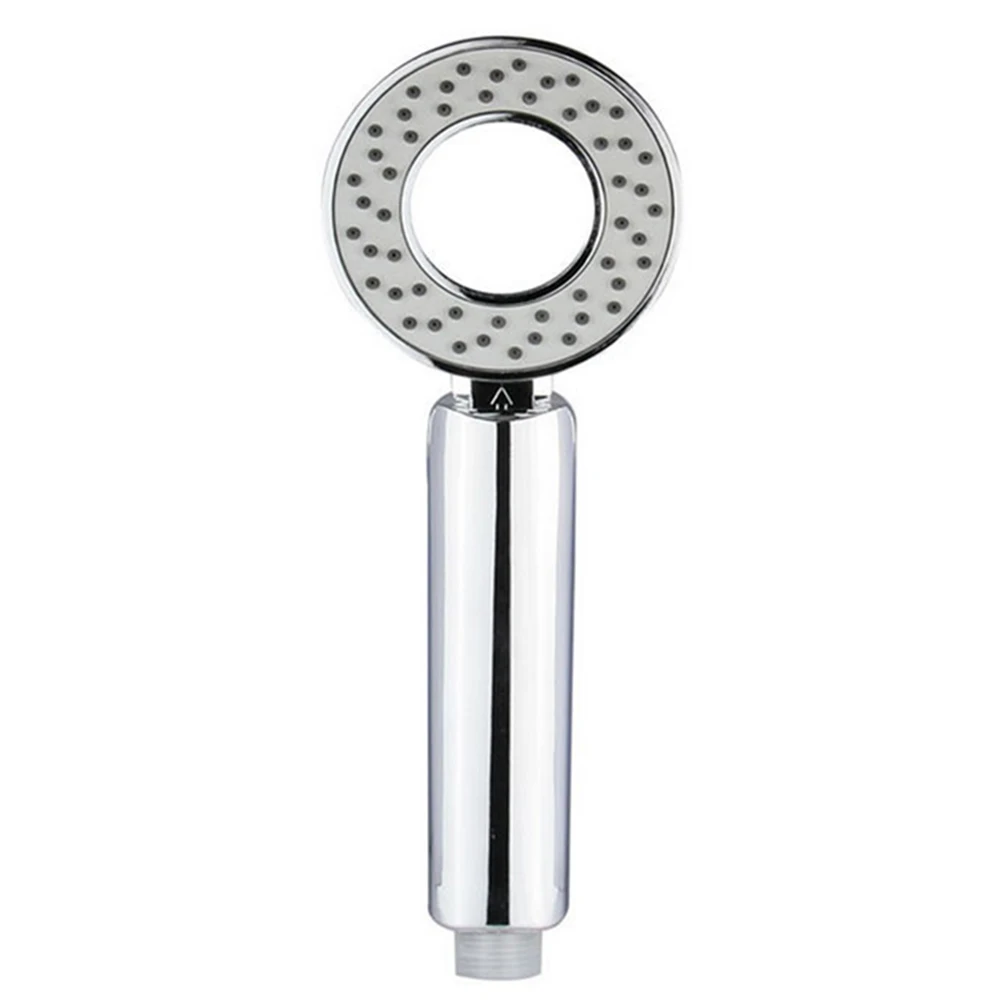 Sprayer ABS Adjustable Bathroom Shower Head Water Saving Booster Spa Double-sided Handheld High Pressure
