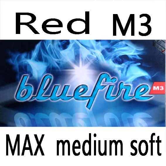 Donic Original Blue fire M3 Bluefire Pips-in BLUE губка для настольного тенниса, резина, сильные прыщи для пинг-понга - Цвет: M3 Red MAX MS