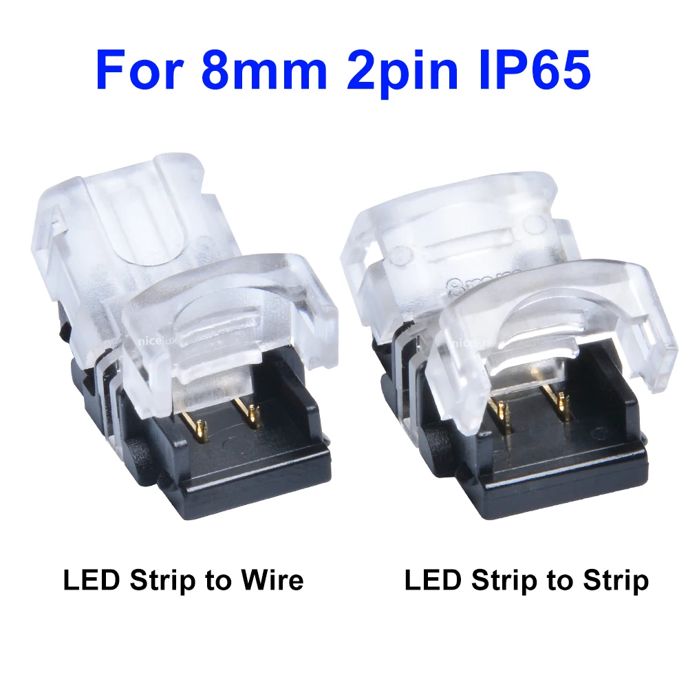 Connecteurs De Bandes Led Pour Rgb Rgbw Rgbww 3528 5050, 5 Pièces