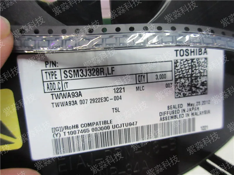SSM3J328R, LF MOSFET P-Ch Sm Sig FET Id-6A-20 V-8 VGSS чип