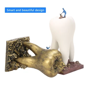

Tooth-shaped Resin Crafts Dental Theme Artware Handicraf Clinic Decoration Furnishing Articles Home Decoration