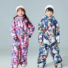 -30 degrés enfants Ski combinaison 2020 hiver Snowboard veste garçons et filles en plein air neige costumes chaud imperméable enfants Ski veste