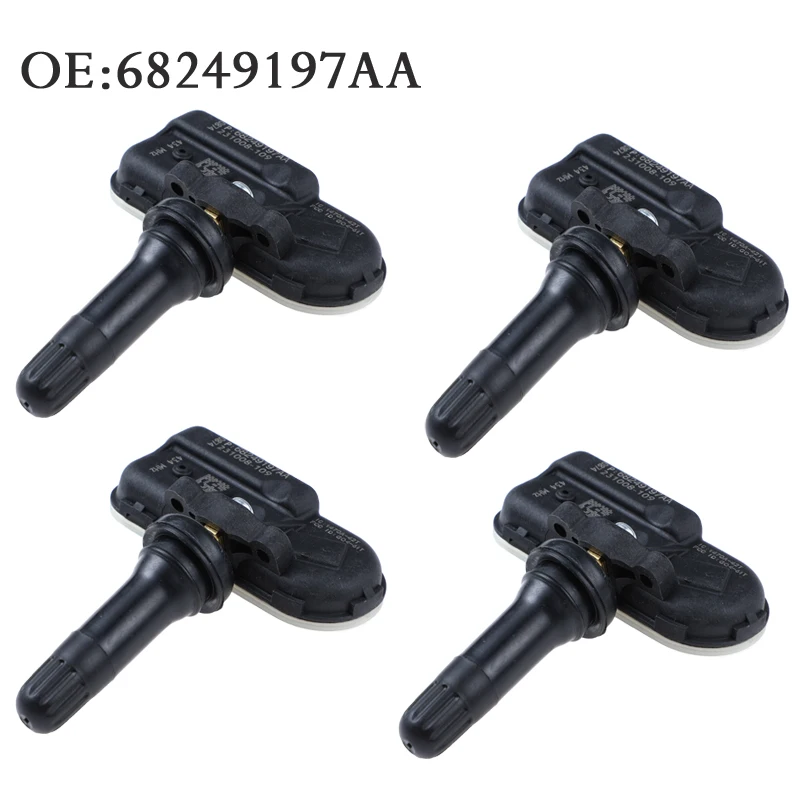 YAOPEI 4 шт. новые 68249197AA TPMS датчики давления в шинах подходит для-17 Dodge Ram 1500 2500 3500