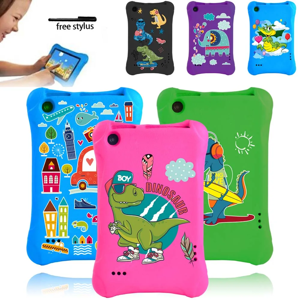 

For Amazon Fire 7ï¼ˆ5th/7th/9th Gen)Tablet Case -Kids Safe Shockproof Case Foam EVA Foam Multicolor Cartoon Pattern Series 7 Inch