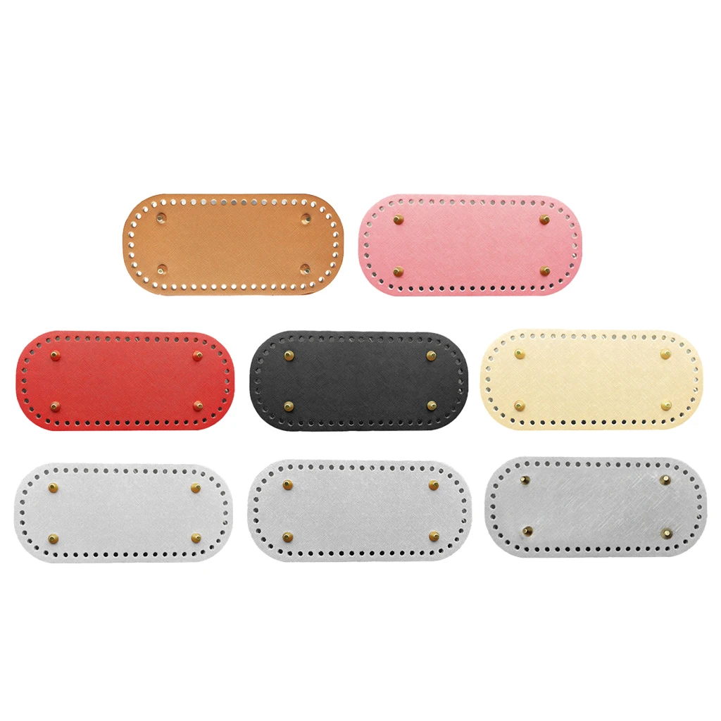 PU Leather Bags Bottom Pre-drilled Pad Insert Shaper Mat DIY Bag Making PU Leather Bags Bottom Pre-drilled Pad Insert Shaper Mat DIY Bag Making