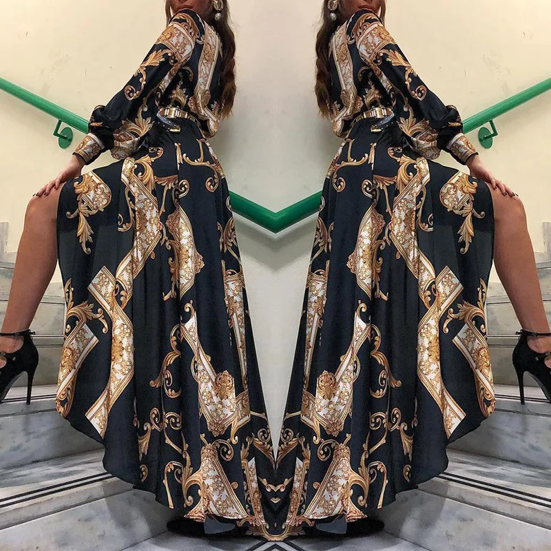 

Beach Dress Tunic Pareo Women Coverup Summer Saida De Praia Plus Size Restoring Ancient Print Long Sleeve Shirt Skirt Tong
