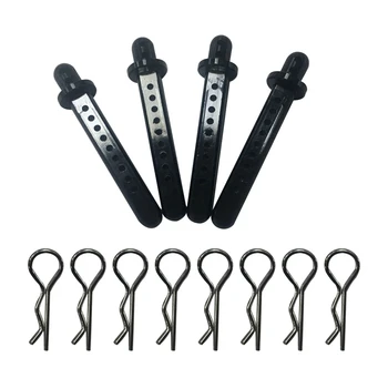

4PCS Metal Car Shell Column Body Mount Pillar with 8PCS R Pins for HPI VENTURE FJ Climbing Car Cars Upgrade Parts
