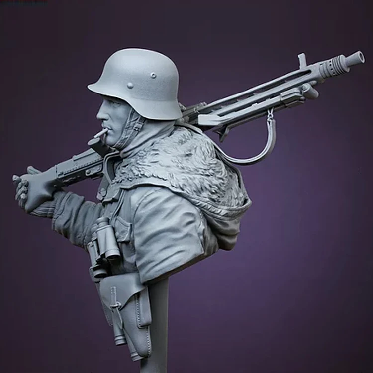 Модель из смолы GK модель MG42 Gunner подразделение Totenkopf Харьков 1/10 военная тема