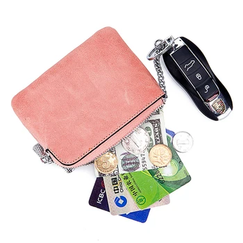 

Genuine Leather Wallets Large Capacity Multi-card Position Card Holder Casual Brief Short Zipper Clutch Bag Unisex Coin Purse