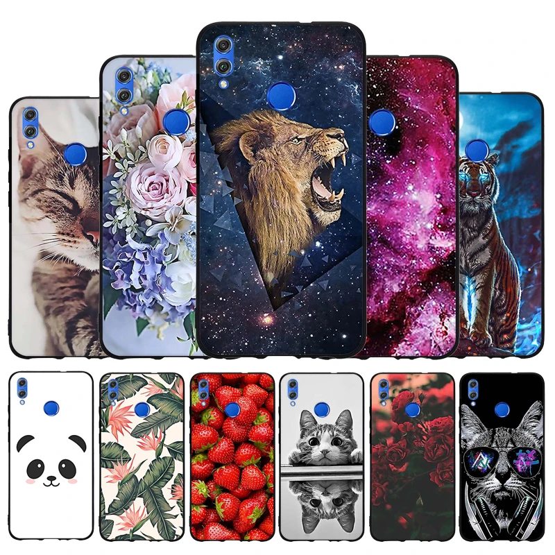 Чехол для Huawei Honor 8X милый силиконовый чехол защитный 8 X JSN L21 L22 чехлы телефонов