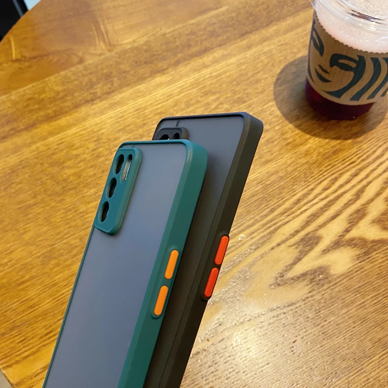 Shockproof Hard Matte Soft Bumper Case