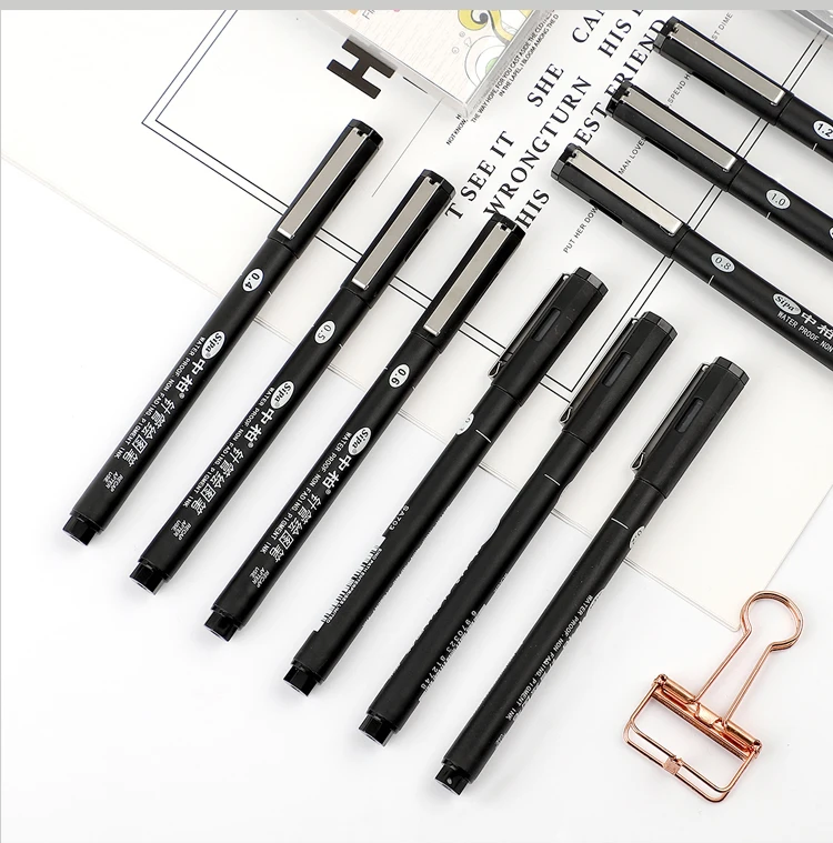 1pc Professional drawing marker pen Art scriptliner pen bullet journal pen painting Outline Pen base for markers Art supplies