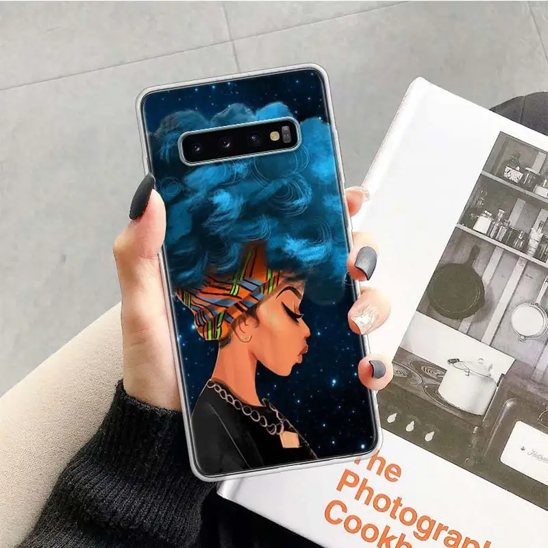 Afro Girls Case for Samsung Galaxy S20 Ultra Note 10 9 8 S10E S9 S8 J4 J6 J8 Plus + Pro S7 S6 Soft Phone Coque Afro Girls Case for Samsung Galaxy S20 Ultra Note 10 9 8 S10E S9 S8 J4 J6 J8 Plus + Pro S7 S6 Soft Phone Coque