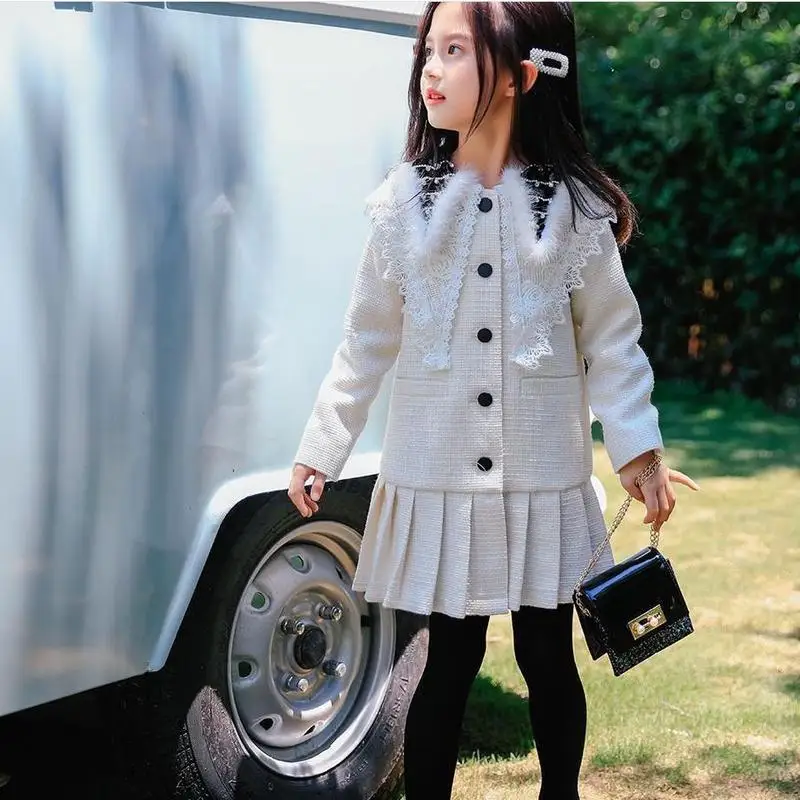 

Elegant Girls Trench Coat Designer Princess Jackets 4 5 6 7 8 9 10 11 12 years