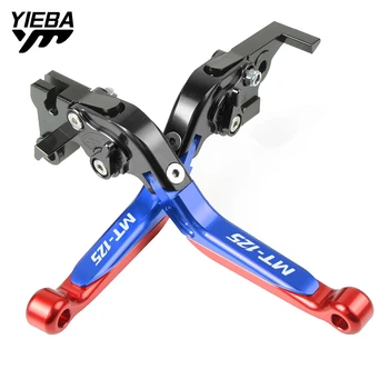 

Motorcycle Brake Handle Adjustable Folding Brake Clutch Levers For YAMAHA MT125 MT 125 MT-125 2014-2018 2015 2016 2017 2018