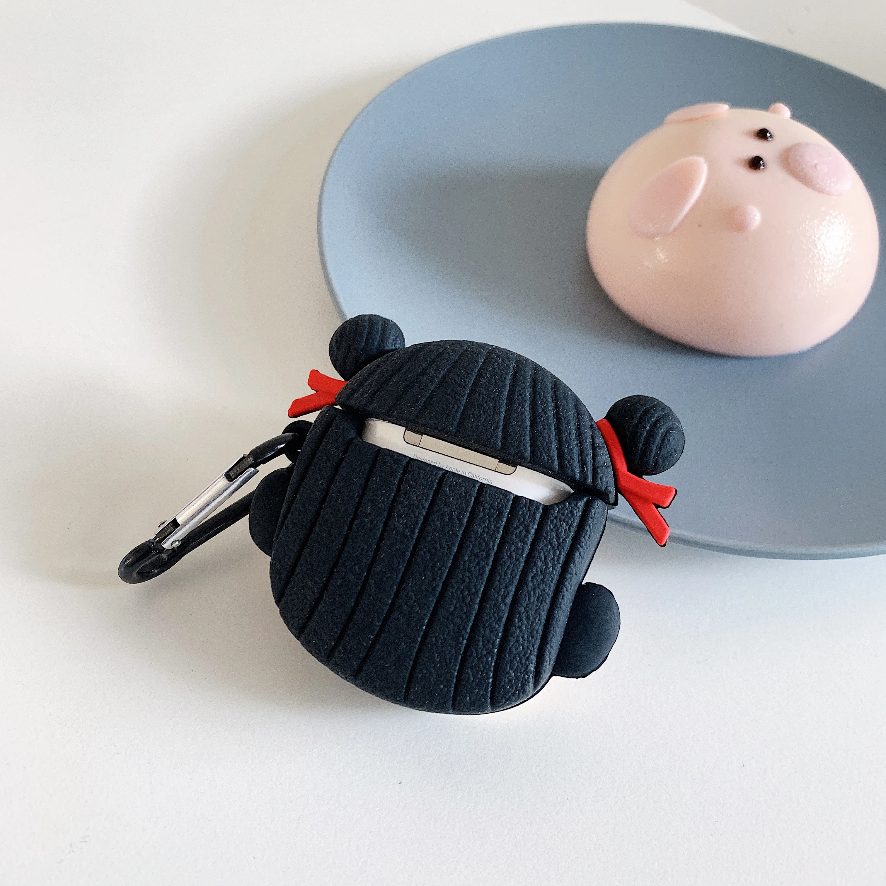 Милый чехол для наушников Airpods 2 Чехол мультяшный Nezha силиконовый защитный чехол для наушников для Apple AirPods чехол для наушников