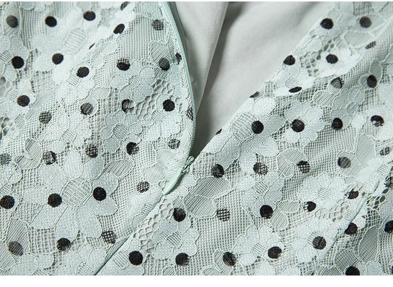 Cheongsam nian qing kuan/кружевное платье в горошек для девочек, в стиле ретро, повседневный стиль, модифицированное осеннее платье нового стиля, 90505