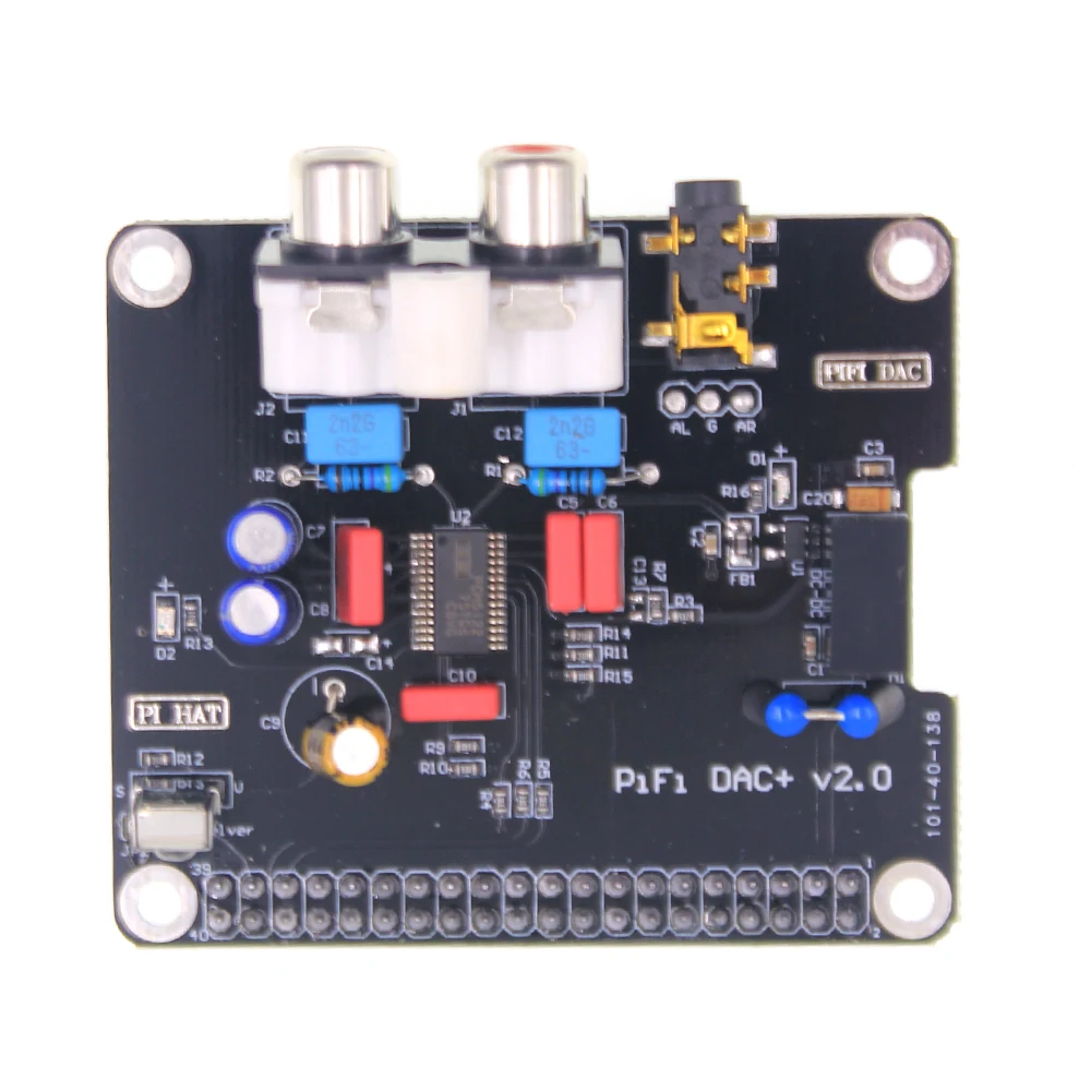 HIFI DAC Audio Sound Card Module I2S LED Interface for Raspberry Pi