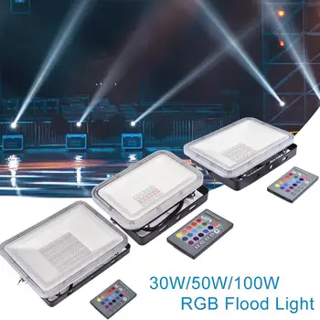 

Spot LED Flood Light RGB Lamp with Remote Control for Wedding Banquet Party Garden New Best Price