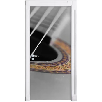 

Self Adhesive Decal PVC Art Home Guitar Waterproof Decor Cool Suit for Steel Door Gifts Paper DIY Living Room 3D Print Sticker