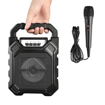 

Outdoor Portable Wireless Bluetooth Speaker Can Insert Tf Card Usb Flash Disk High Power Loudspeaker