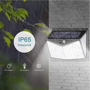 

Solar Light Outdoor Garden PIR Motion Sensor Detection Wall Lamps 208Led Integrated Street Light Induction Waterproof IP65 New