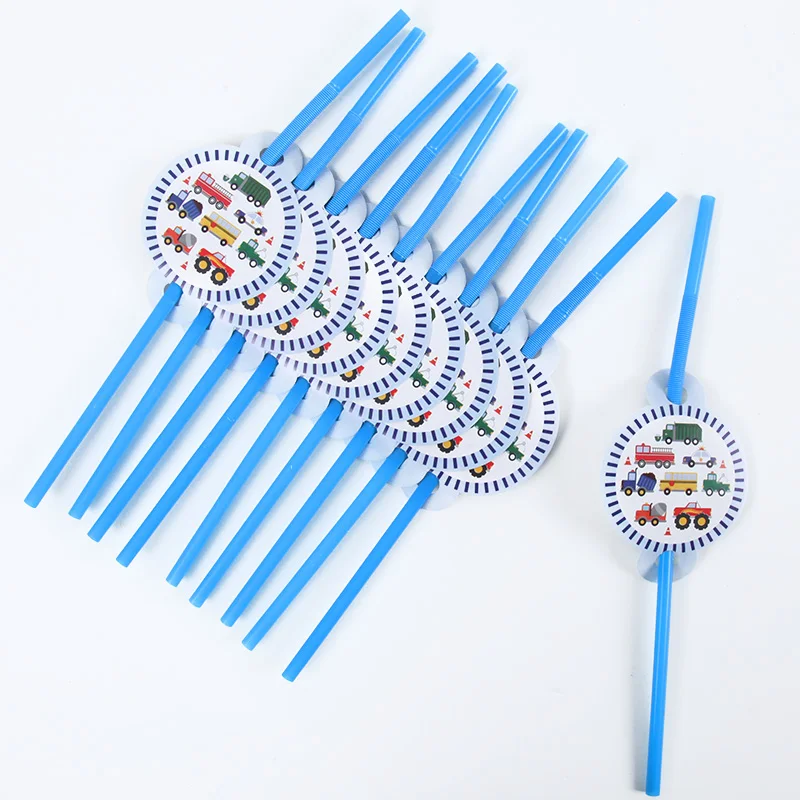 94pcs10 человек мультяшная игрушечная машинка вечерние поставки деятельности вечерние одноразовая посуда для праздника Дети День рождения украшения