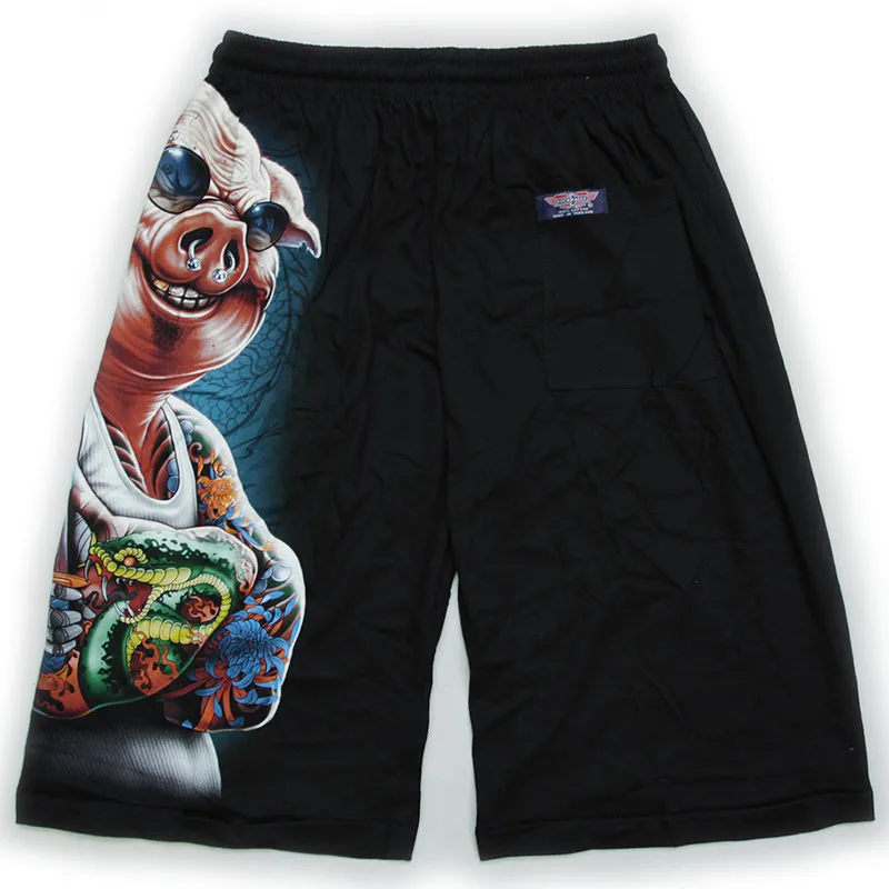 2020 New Men's Luminous Shorts Summer Skull Wolf Dragon Cotton Personalized Club Party Shorts Sparkly Vintage Glitter Shorts 2020 New Men's Luminous Shorts Summer Skull Wolf Dragon Cotton Personalized Club Party Shorts Sparkly Vintage Glitter Shorts