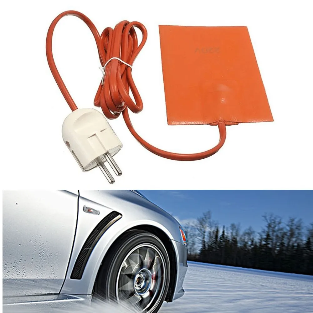 

Car Engine Oil Pan Sump Tank Heater Pad 250W Silicone oil heating Pad Engine Oil Tank Wear Protect With EU Plug 220V
