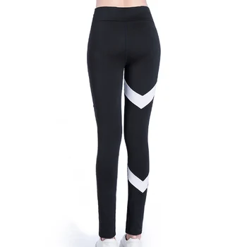 

Women Leg Printed Pants High Waist Elastic Hip-lifting Fitness Leggings XRQ88