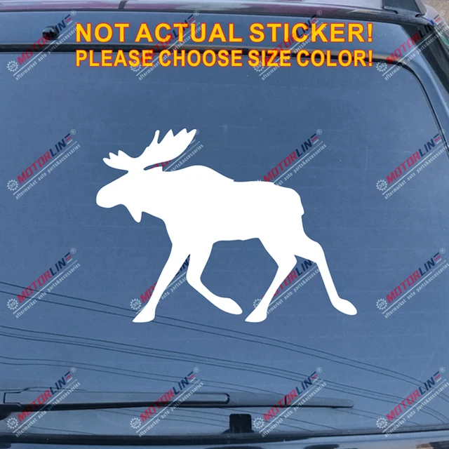 Gouverneur autobiografie modder MOOSE Elk Sweden Decal Sticker Car Vinyl pick size color no bkgrd -  AliExpress Automobiles & Motorcycles