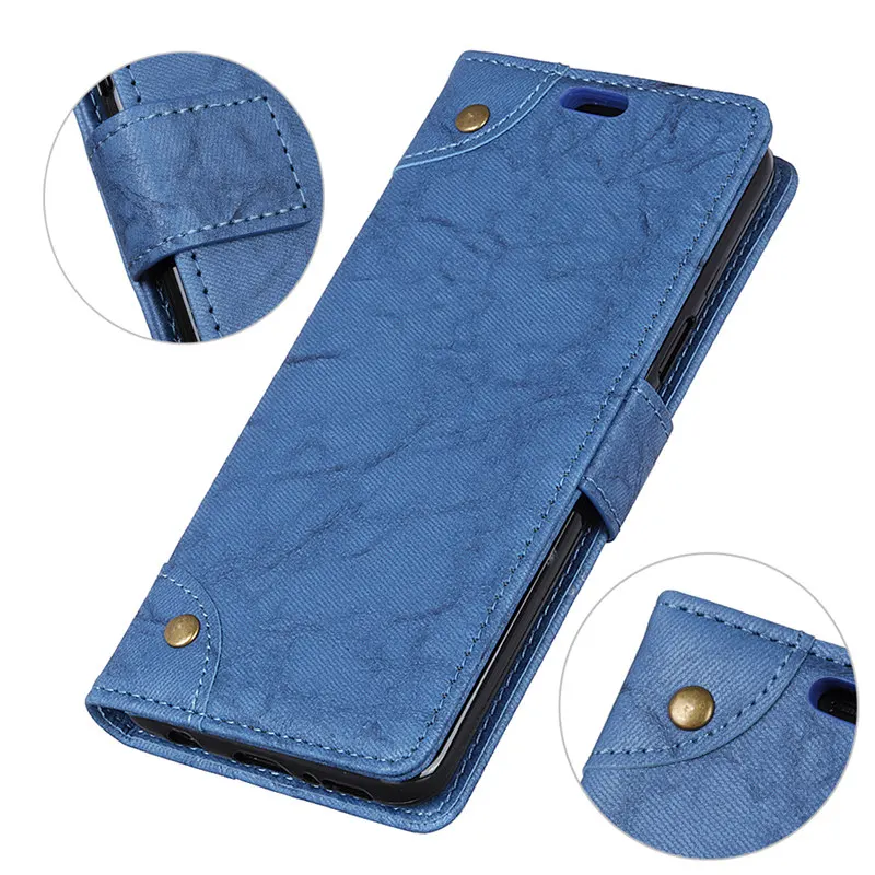 Matte Blue Чехол-книжка для oneplus 7 7T Pro, кожаный бумажник с отделением для карт, магнитный противоударный чехол для oneplus 5 5t 6 6t 7 7t pro, чехол s - Цвет: Matte Blue